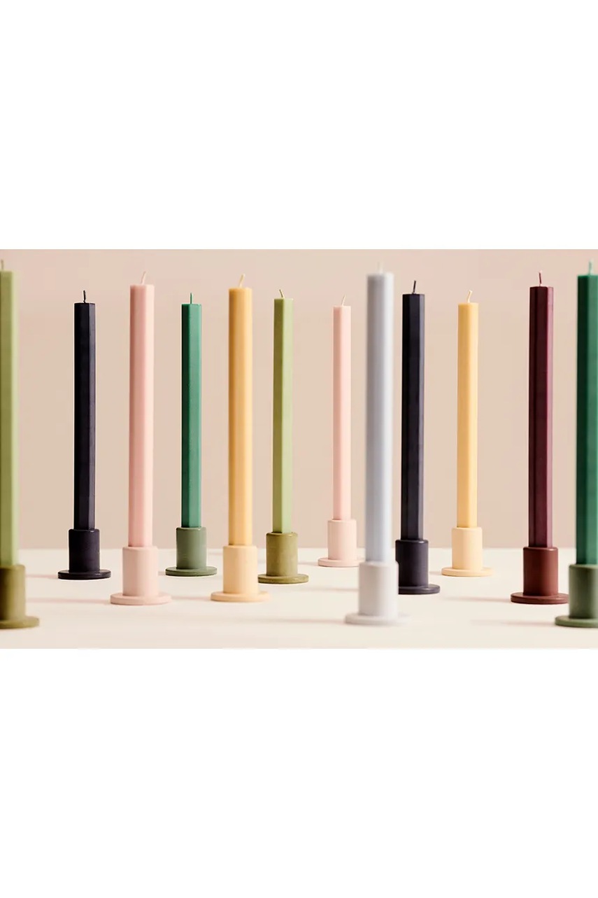 Σετ κεριών HAY Square 2,2 x 24 cm 4-pack χρώμα: πολύχρωμο φωτογραφία