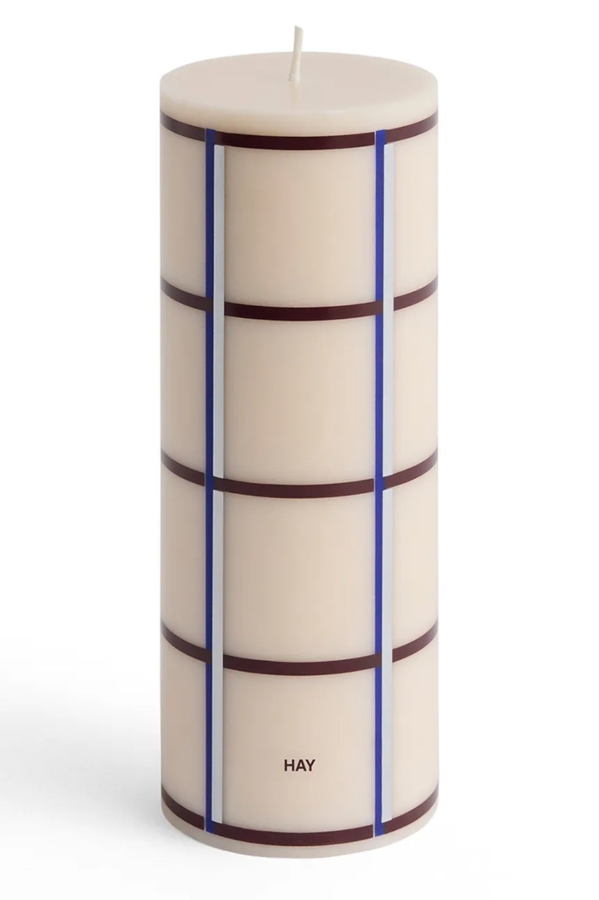 Levně Dekorativní svíčka HAY Column Candle 7 x 20 cm béžová barva