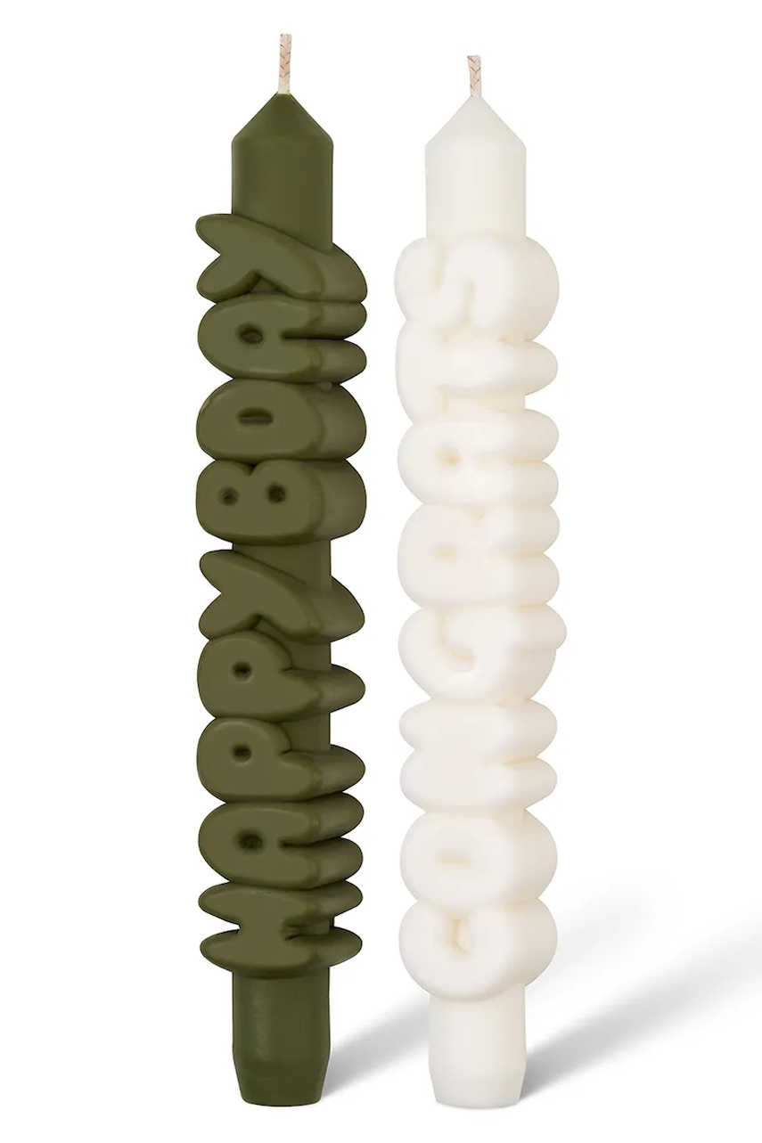 Levně Sada svíček CandleHand B-Day Set 23 cm 2-pack více barev
