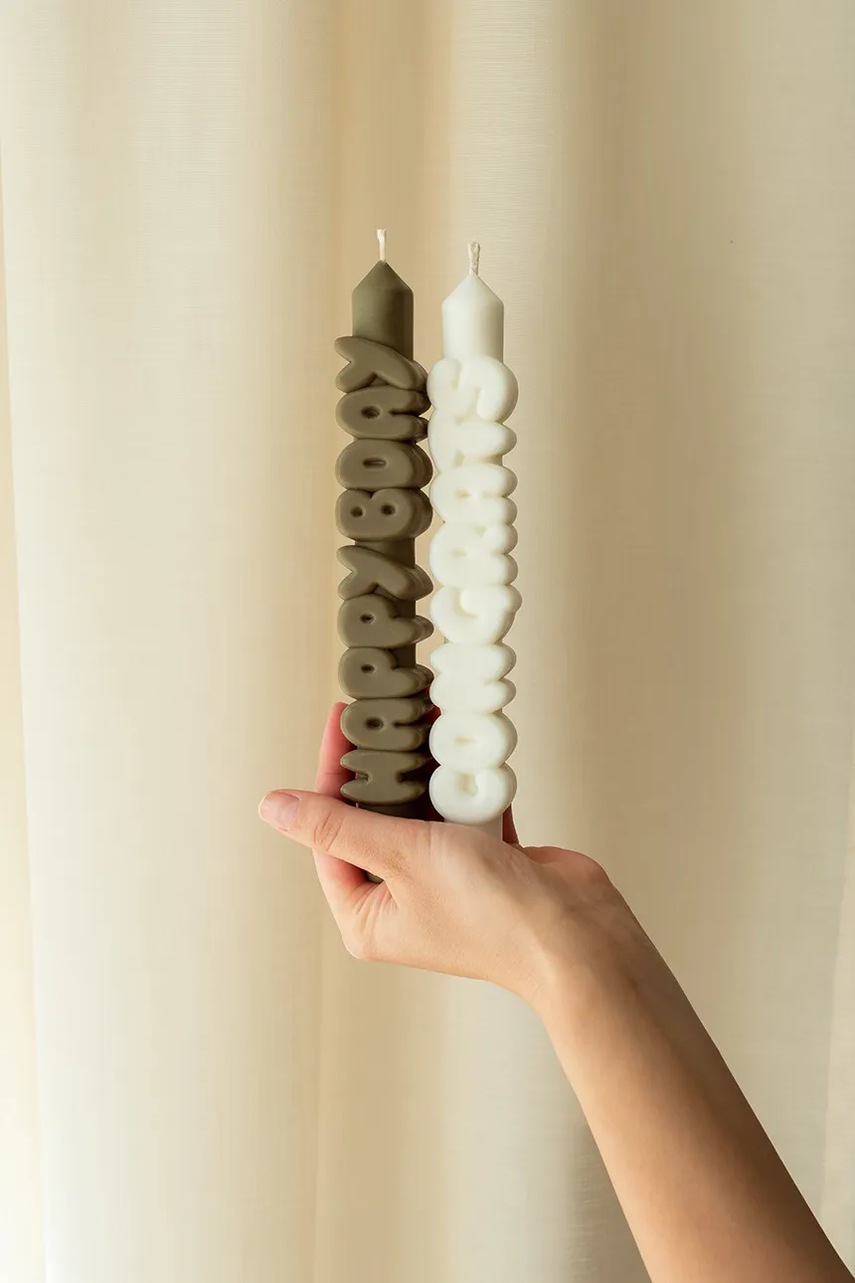 Набор свечей CandleHand B-Day Set 23 cm 2 шт