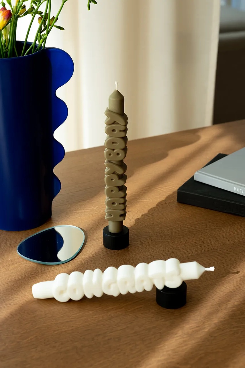 Σετ κεριών CandleHand B-Day Set 23 cm 2-pack χρώμα: πολύχρωμο φωτογραφία