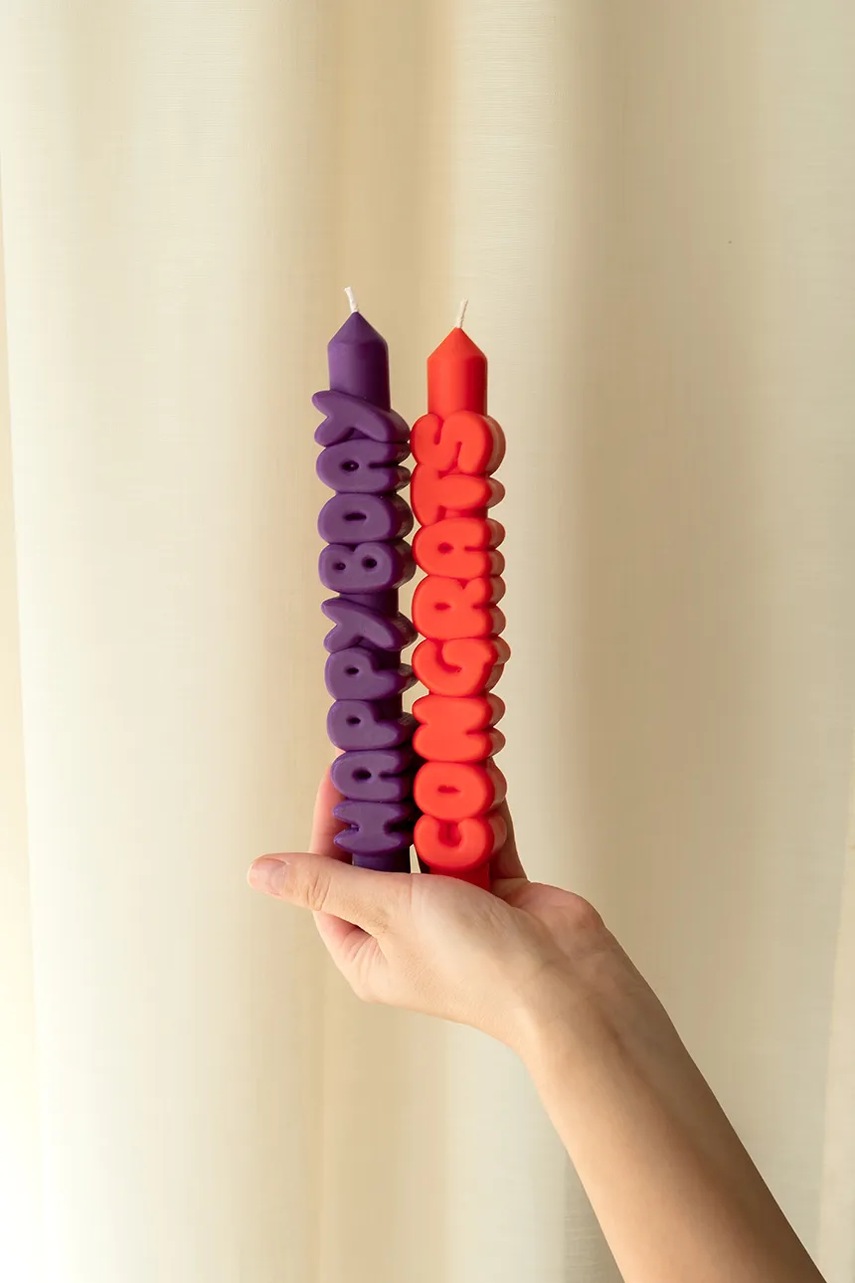 Набор свечей CandleHand B-Day Set 23 cm 2 шт