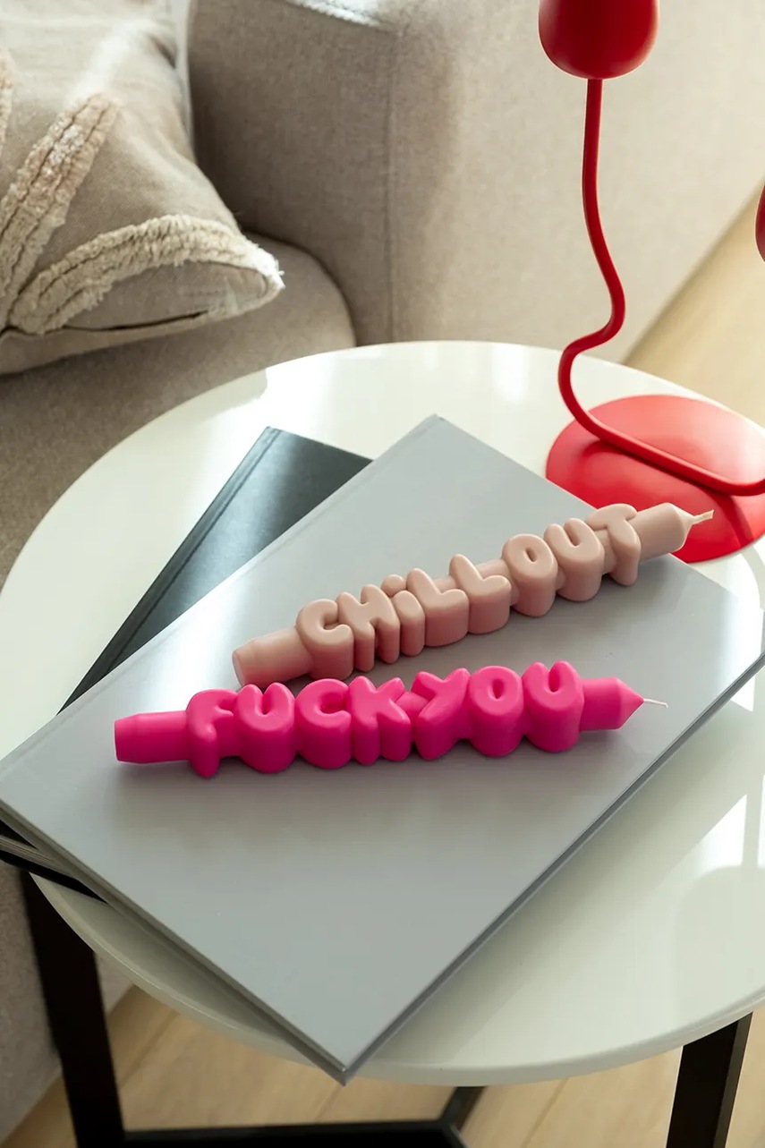 Σετ κεριών CandleHand Bold Set 1, 23 cm 2-pack χρώμα: πολύχρωμο φωτογραφία