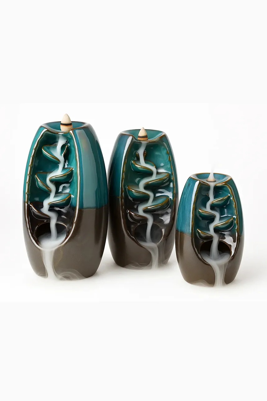 Βάση για αρωματικούς κώνους Affek Design Backflow 10 x 10 x 20 cm χρώμα: πολύχρωμο φωτογραφία