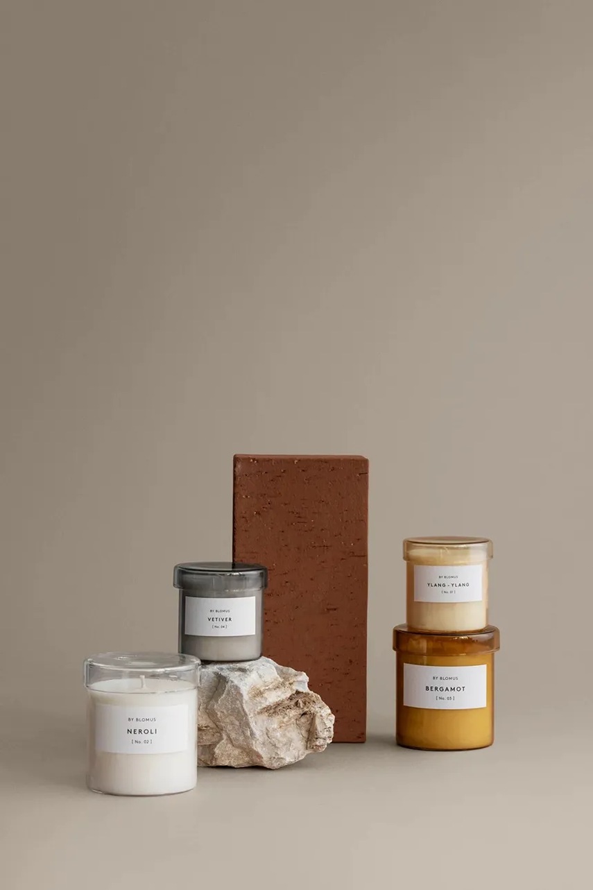 Αρωματικό κερί σόγιας Blomus Valoa S/7 x 7 cm φωτογραφία