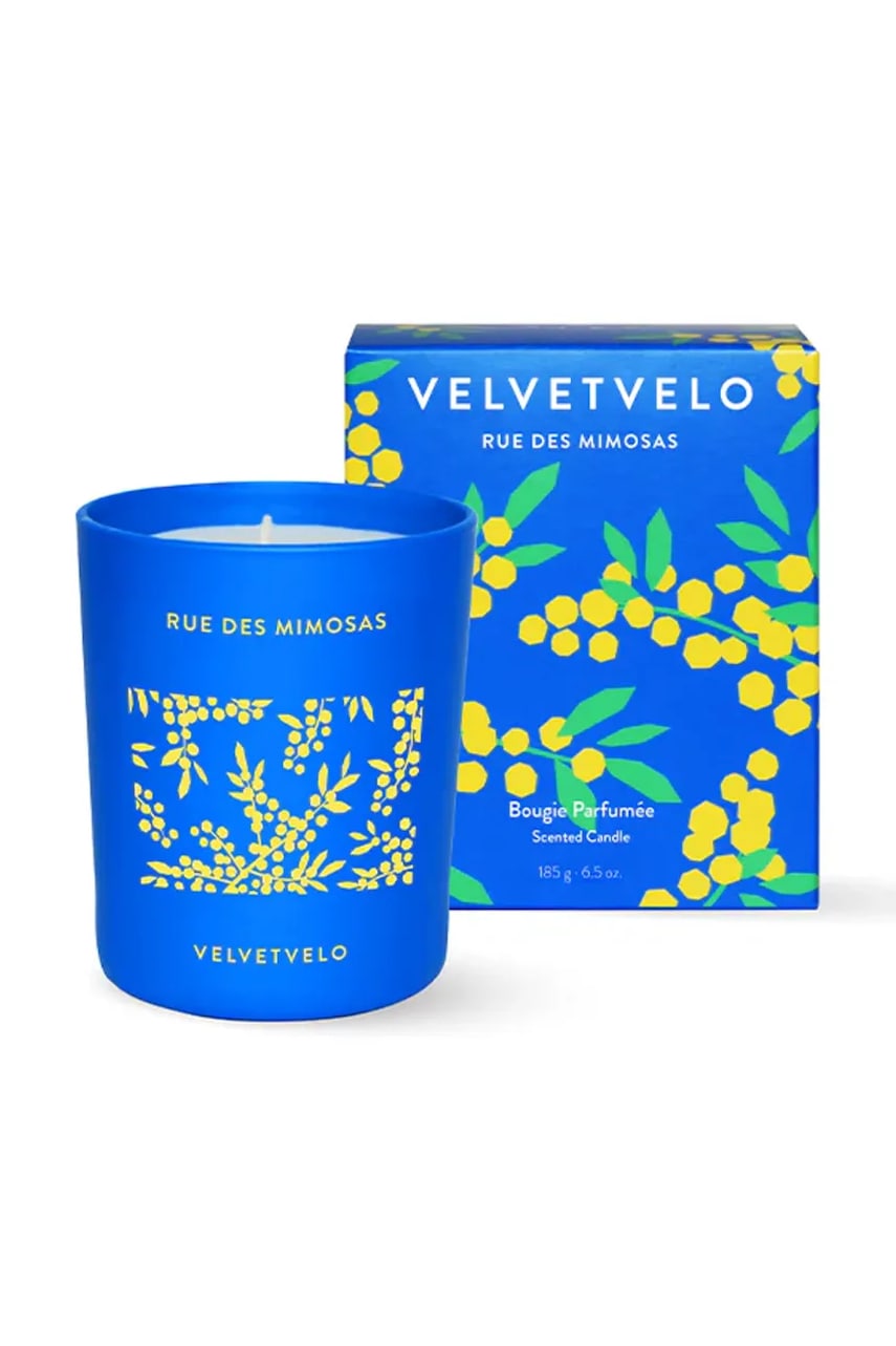 VELVETVELO lumânare aromată Rue des Mimosas 185 g