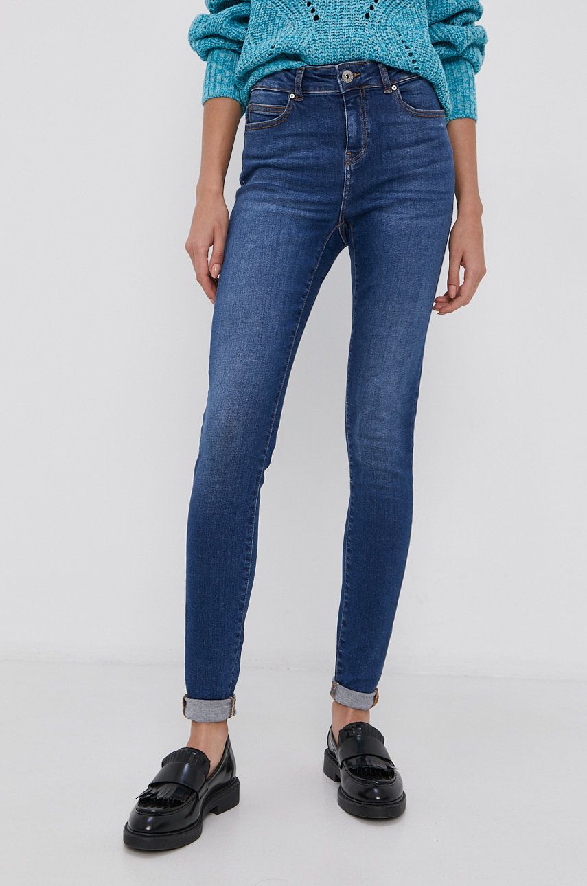 Noisy May Jeans femei, medium waist ANSWEAR ANSWEAR
