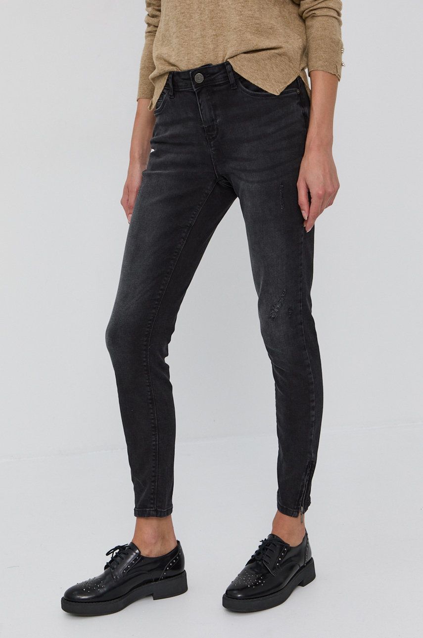 Noisy May Jeans femei, medium waist answear.ro imagine megaplaza.ro