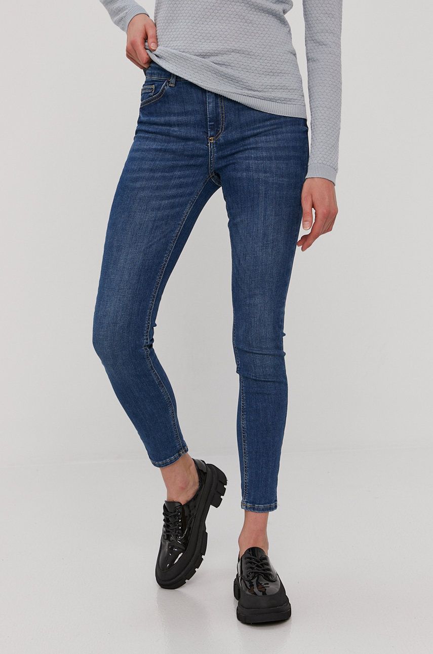 Pieces Jeans femei, medium waist answear.ro imagine megaplaza.ro