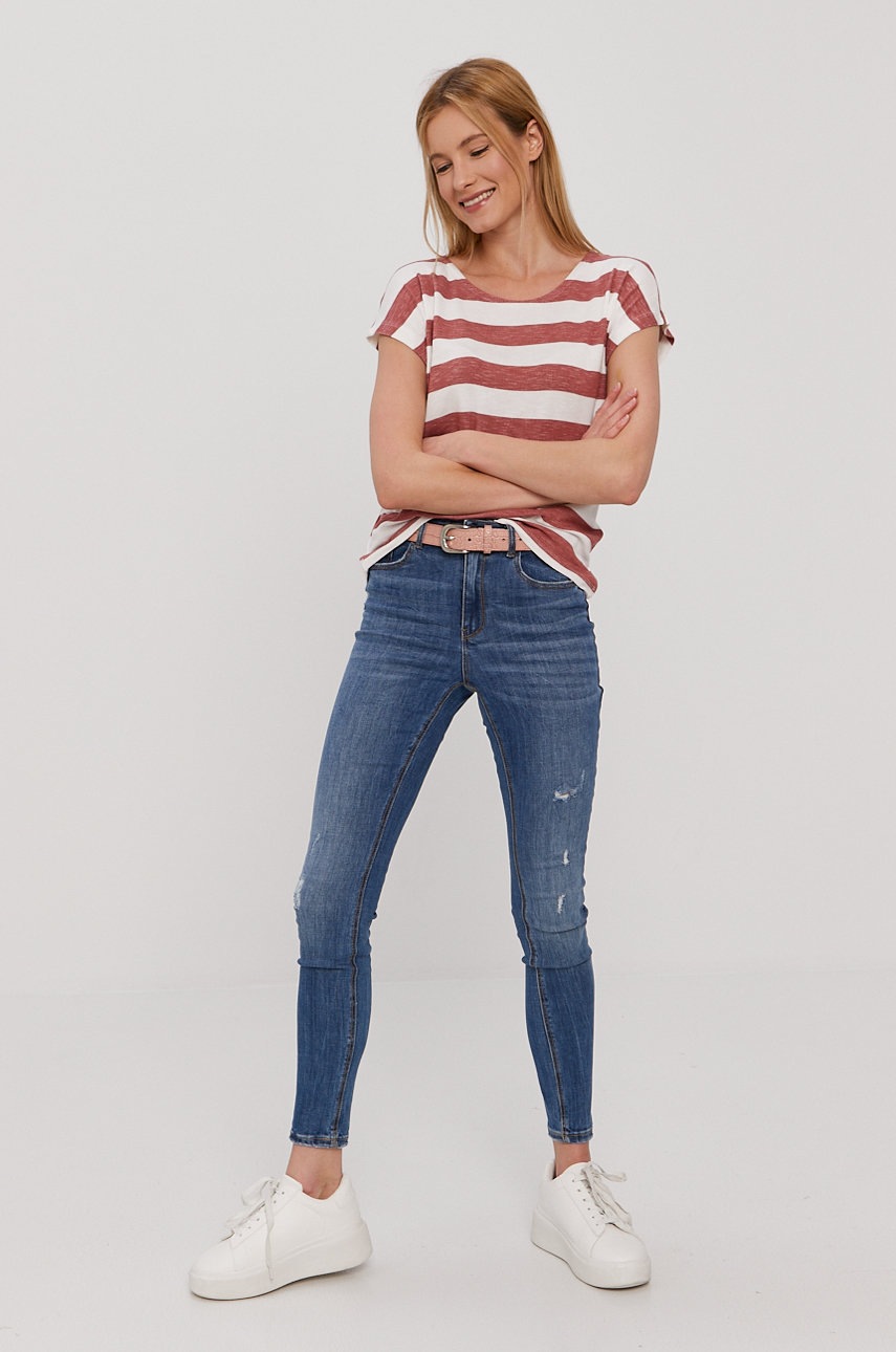 

Джинсы Vero Moda женские цвет высокая посадка