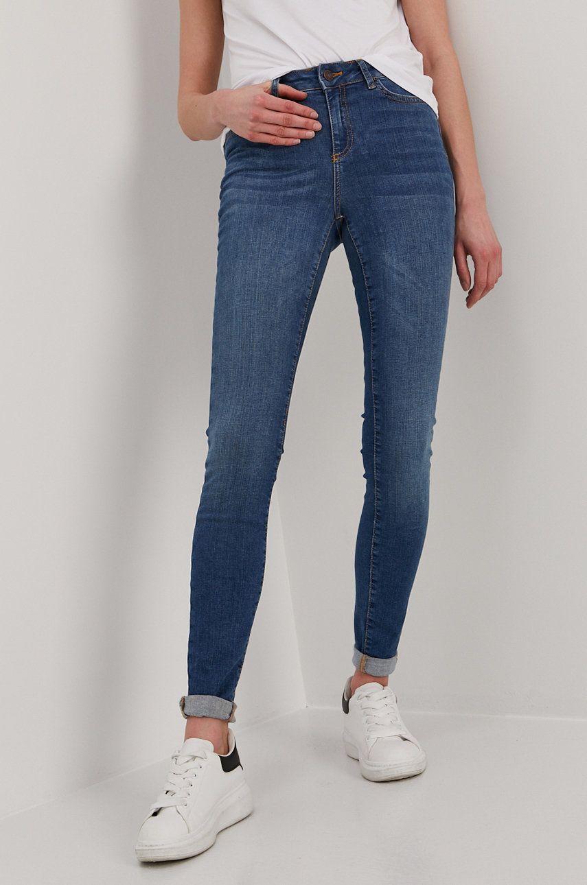 Noisy May Jeans femei, medium waist