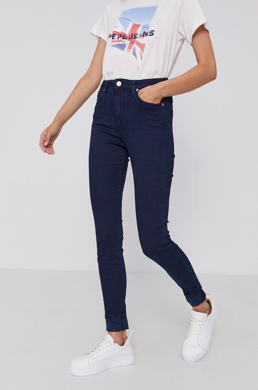 Tommy Jeans Jeans femei, high waist answear.ro answear.ro