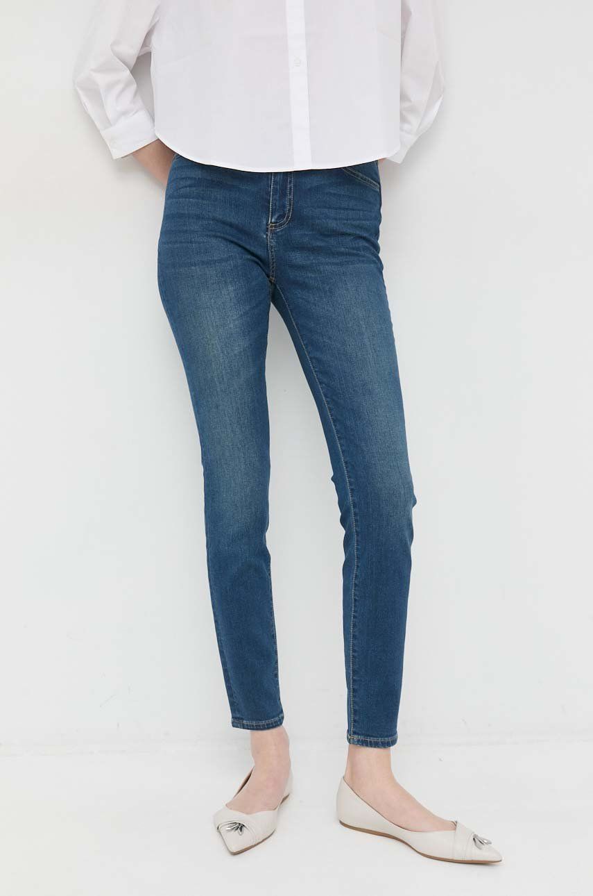 Armani Exchange jeansi femei high waist answear.ro