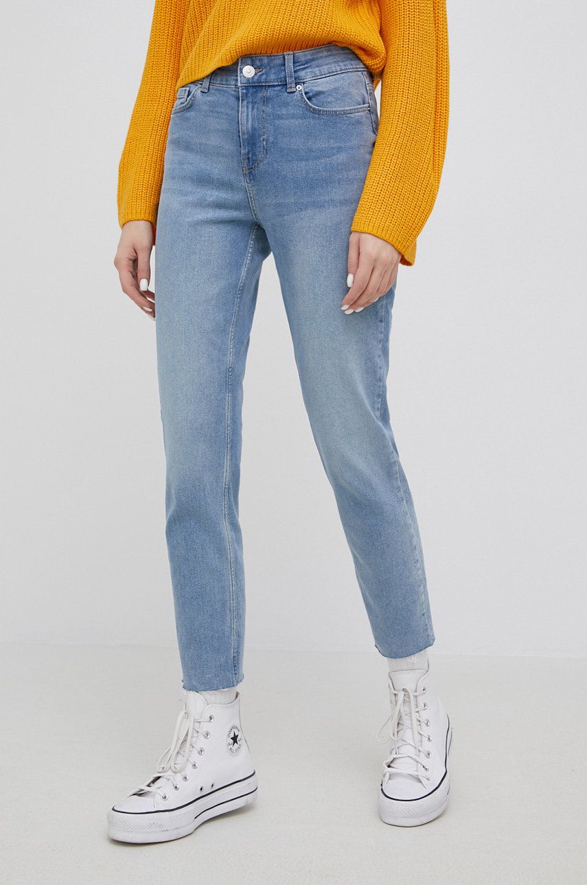 Pieces jeansi femei, medium waist answear.ro