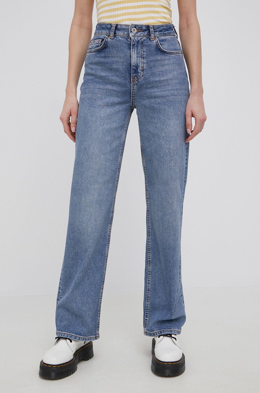 Pieces jeansi femei , high waist answear.ro