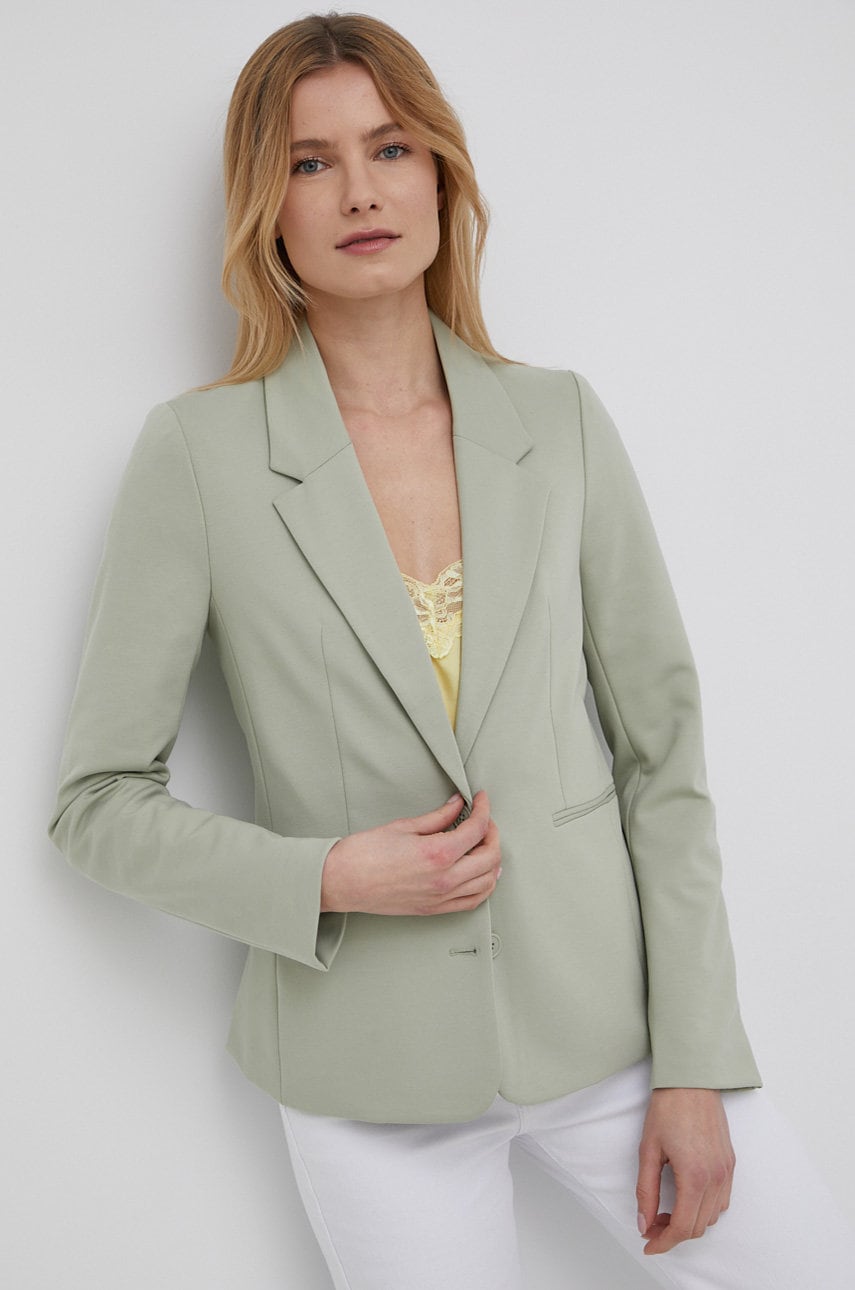 

Сако Vero Moda в зелено с едно копче с изчистен дизайн, Зелен