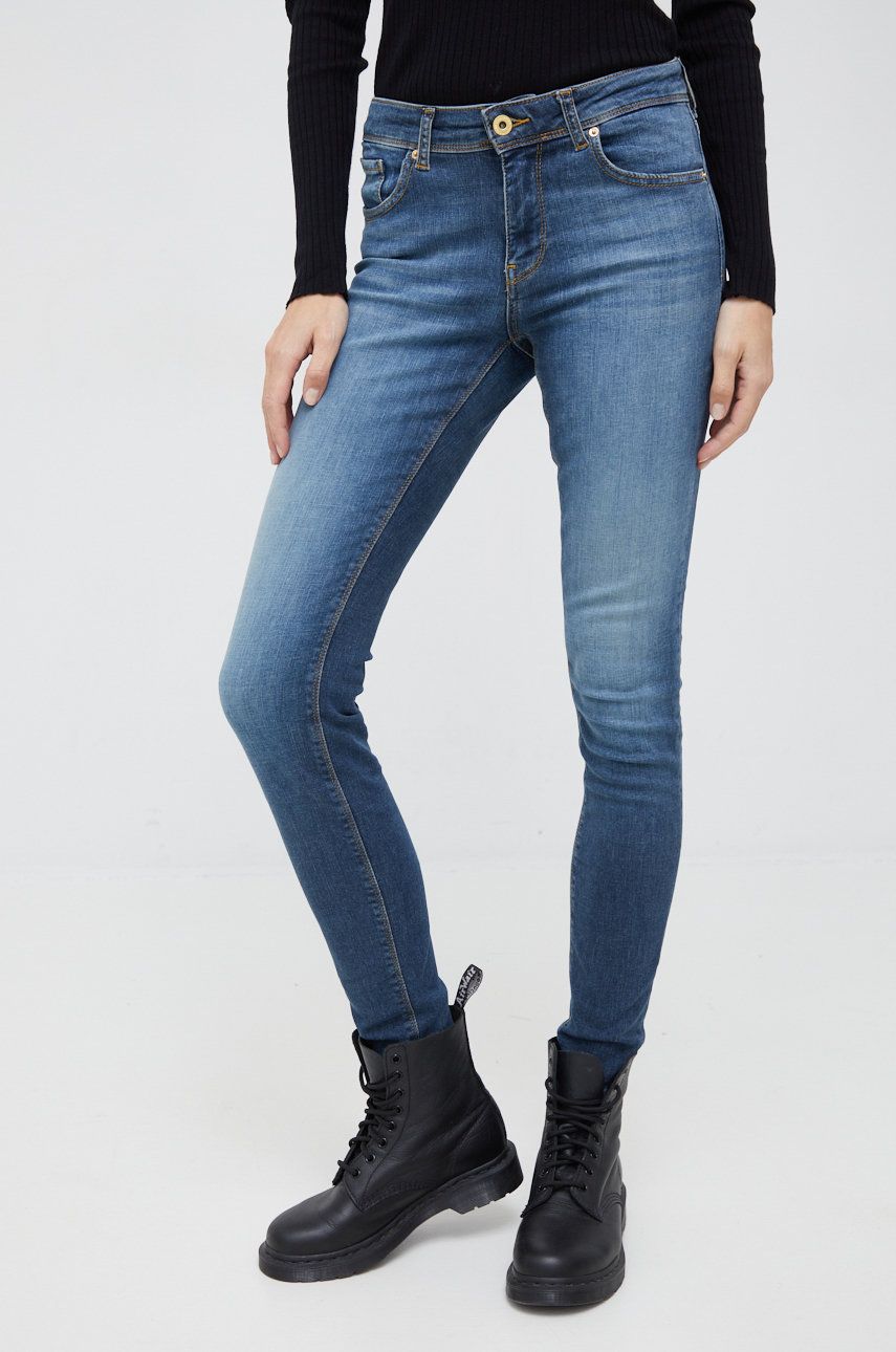 Vero Moda jeansy Lux damskie medium waist