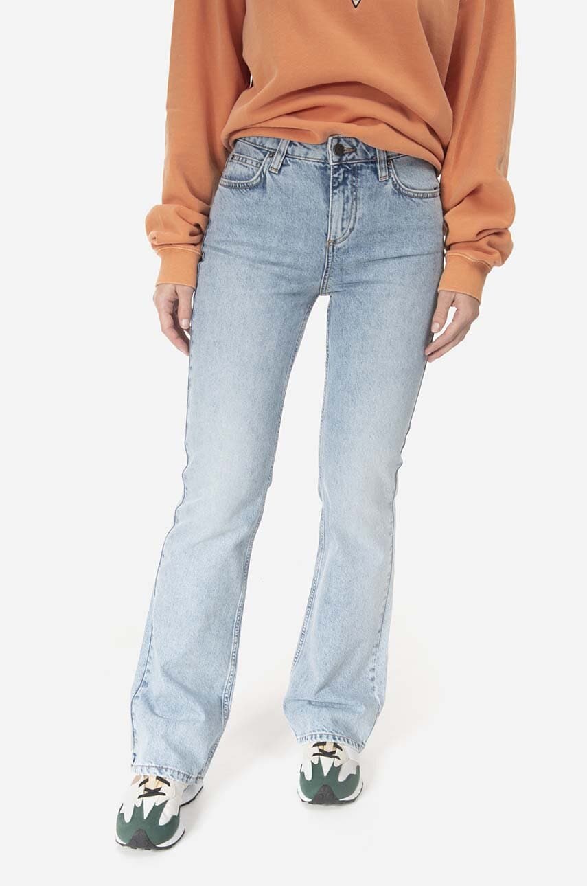 Levně Džíny Guess Gusa Flared Denim Pants dámské, W2BA03D4RV0 F7QX