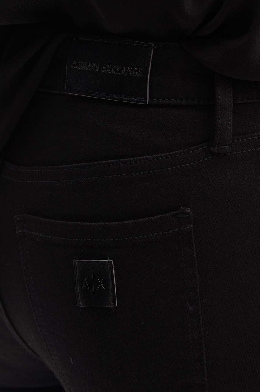 Джинси Armani Exchange жіночі колір чорний 8NYJ01 Y3TCZ 