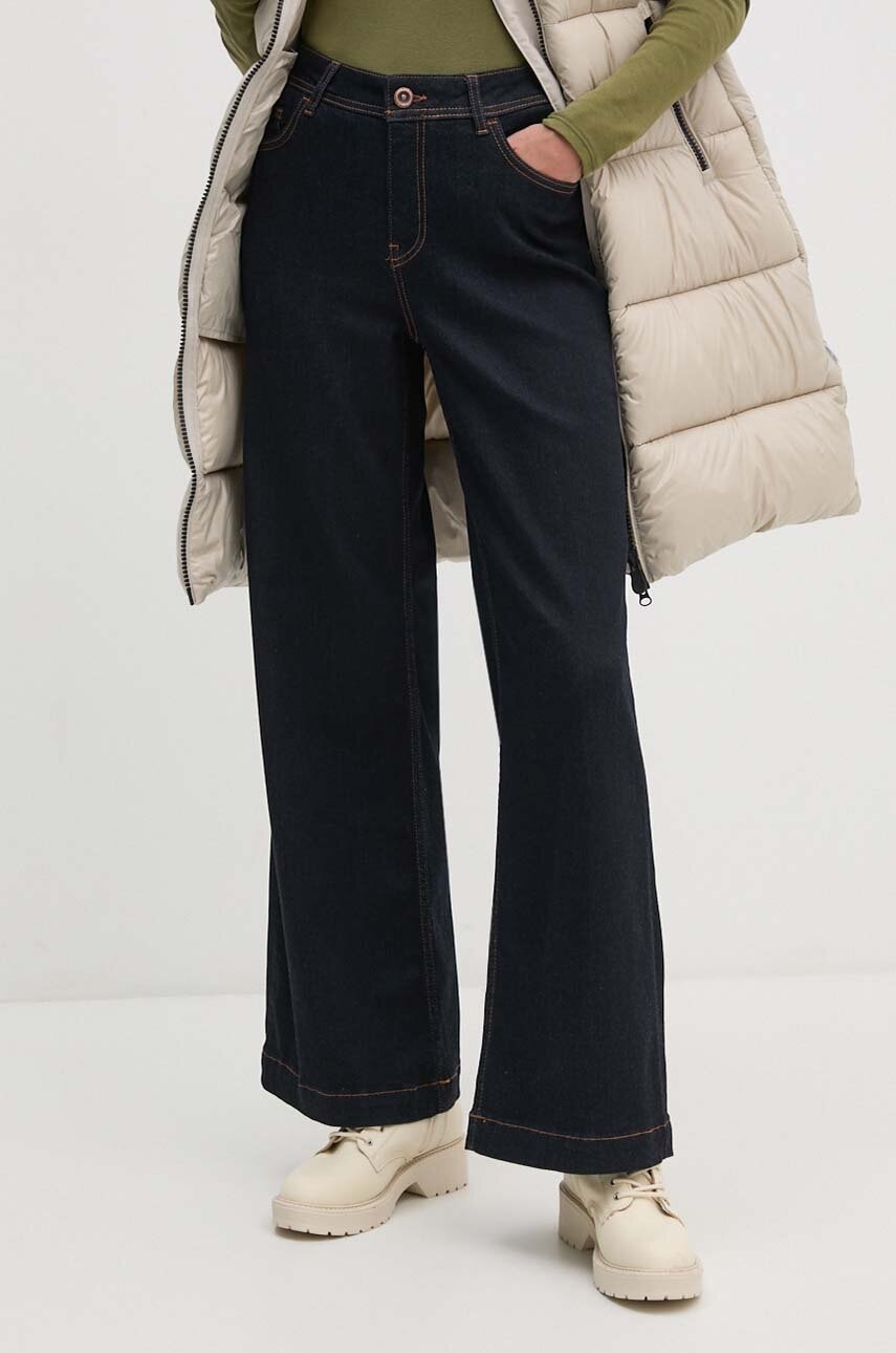 Mos Mosh jeansi femei, culoarea albastru marin, 166400