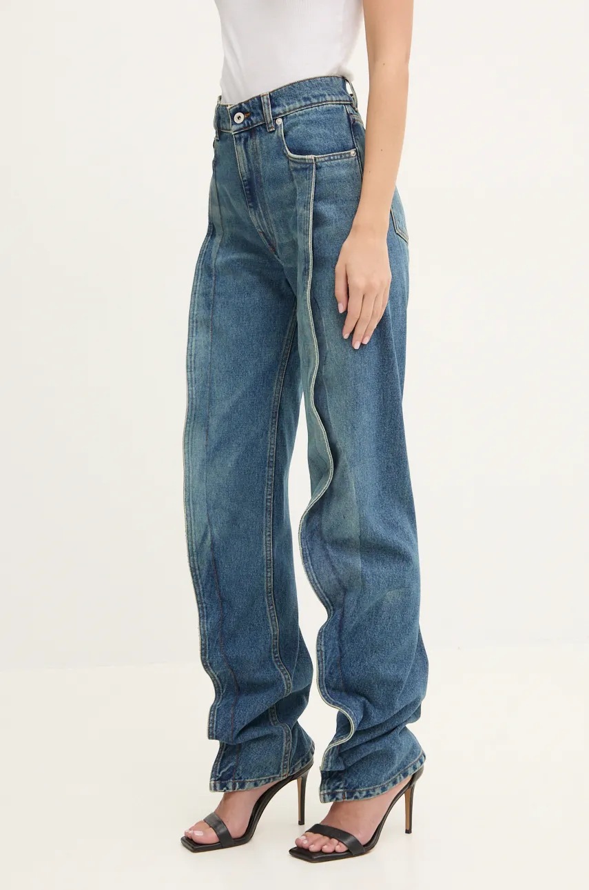 

Дънки Y/Project EVERGREEN BANANA SLIM JEANS в синьо 107PA001, Син