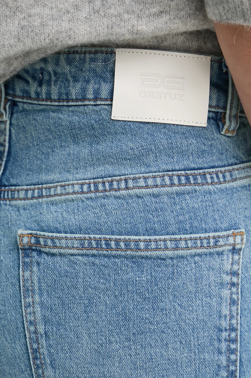 Τζιν παντελόνι Gestuz χρώμα: μπλε, 10909859 φωτογραφία