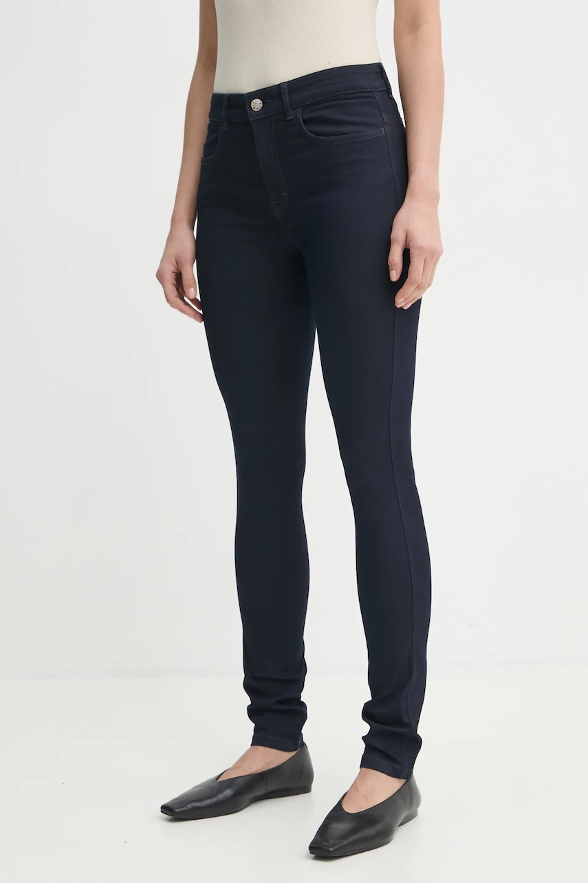 Filippa K jeans femei, culoarea bleumarin, 29116