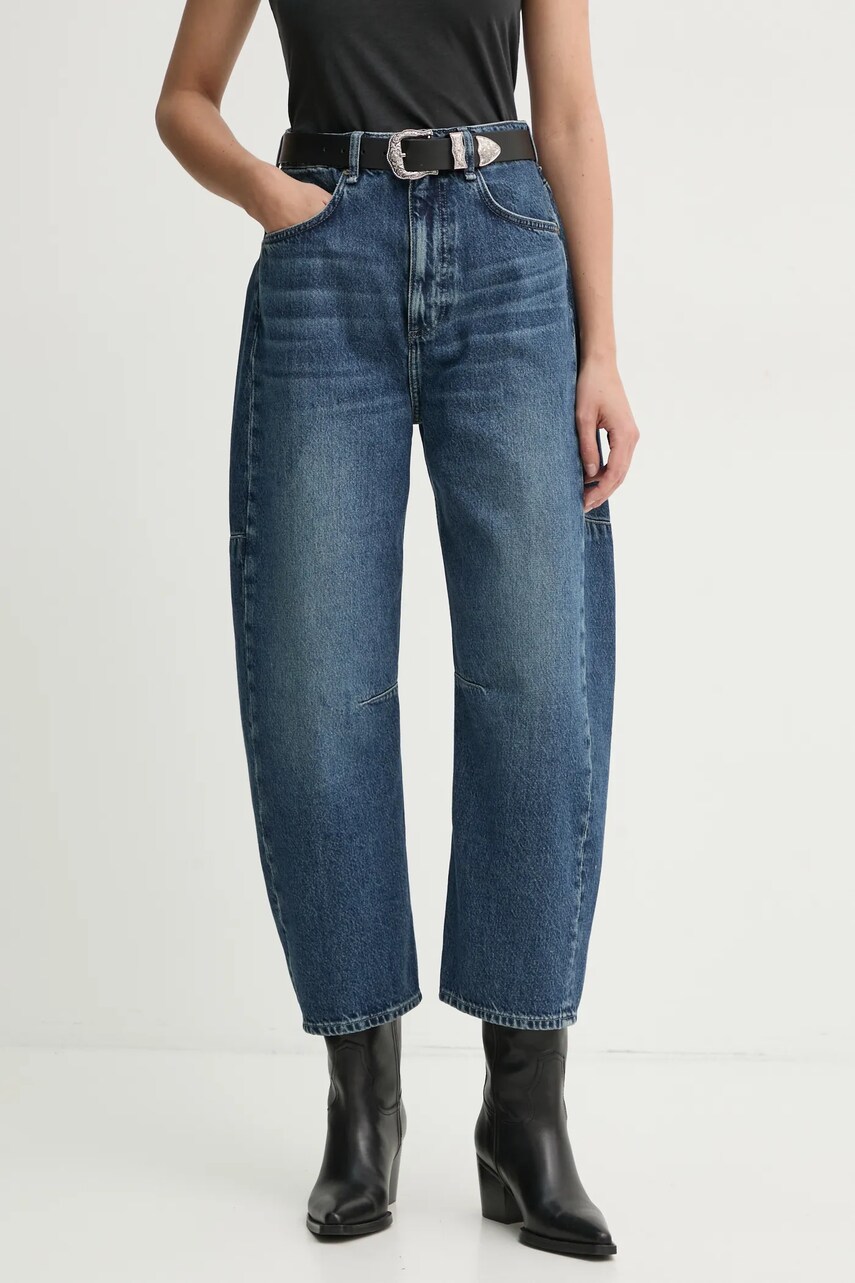 Rag & Bone jeansi femei high waist, WDD24P2994AZTE