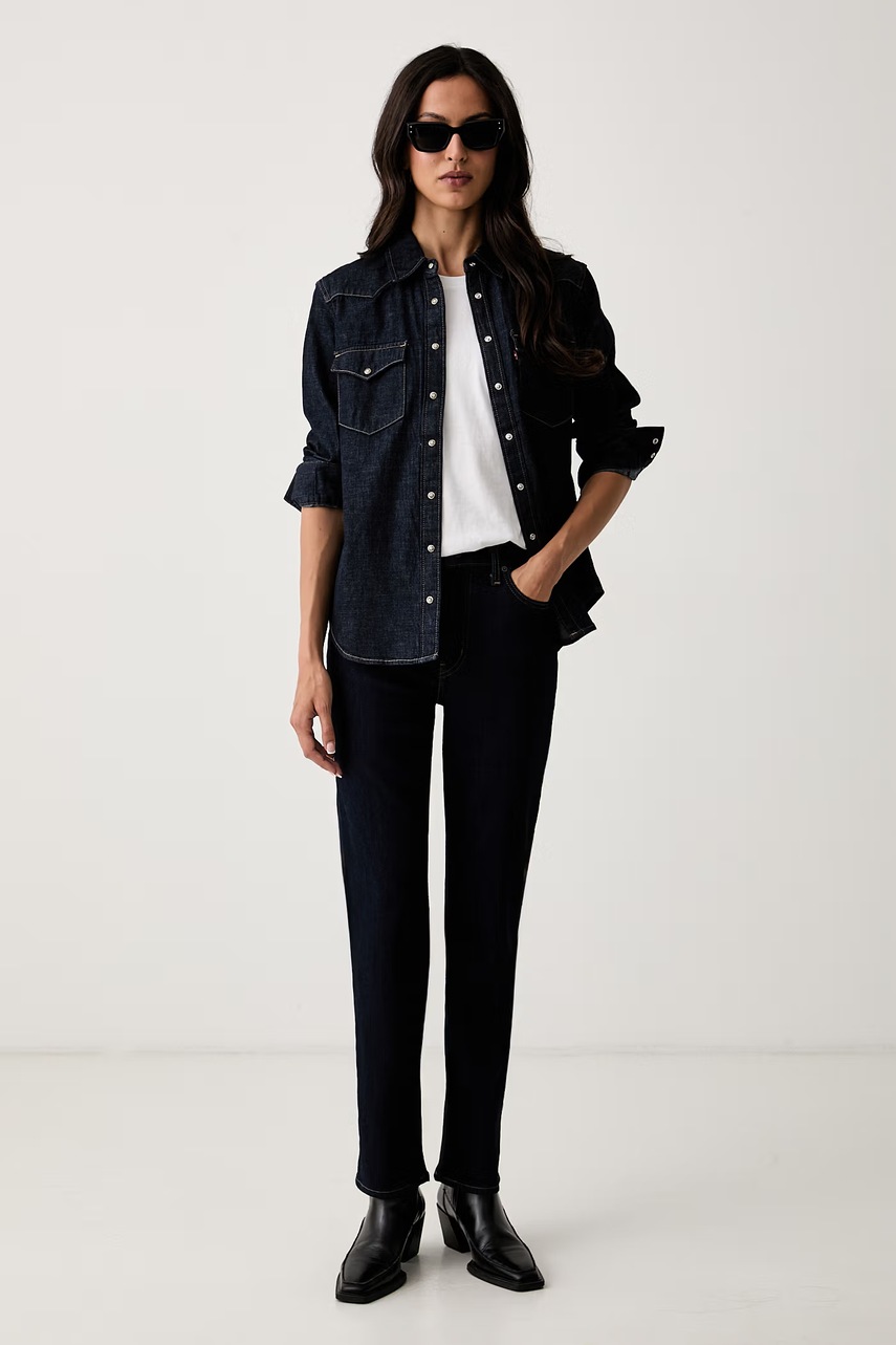 Levi's  дънки slim fit дамски 722 HIGH RISE SLIM