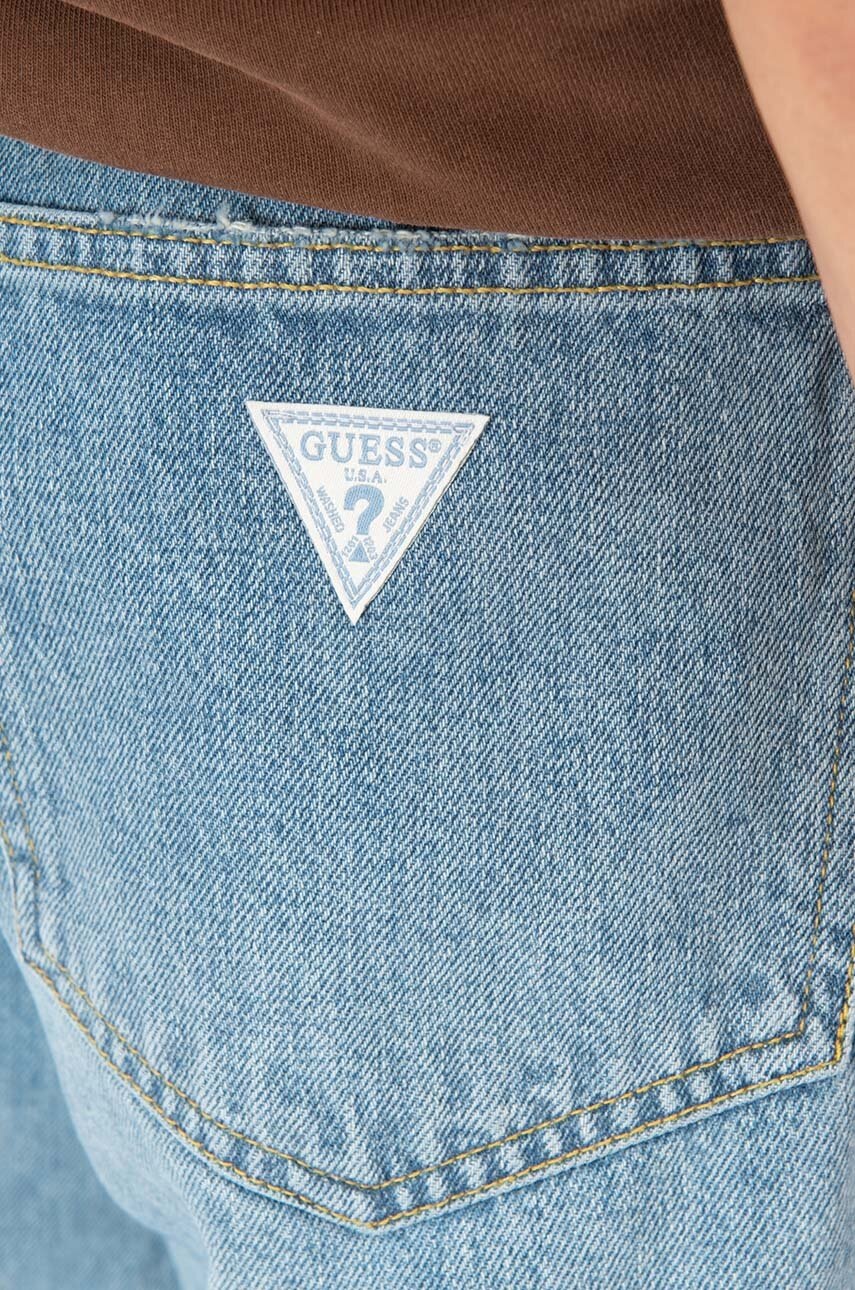 Bavlněné džíny Guess Originals Indigo Flare (obrázek 4)