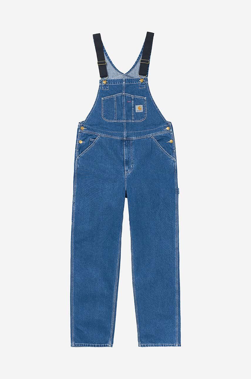 Бавовняний комбінезон Carhartt WIP Bib Overall колір чорний I022946-BLACKSTONE