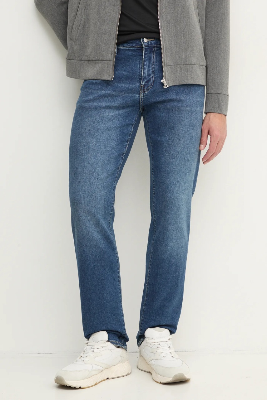 Džíny Armani Exchange pánské, tmavomodrá barva