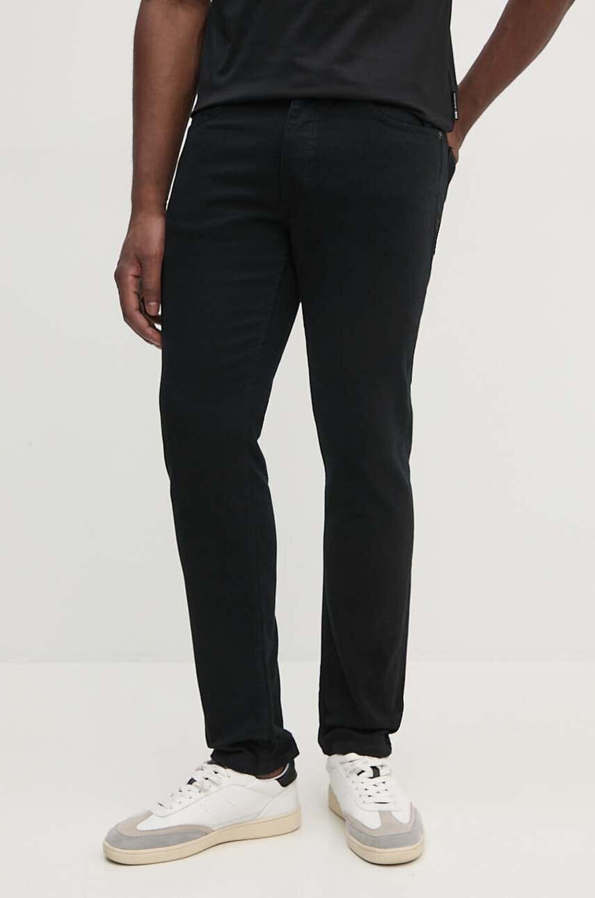 Boss Orange jeansi barbati, culoarea negru, 50521261