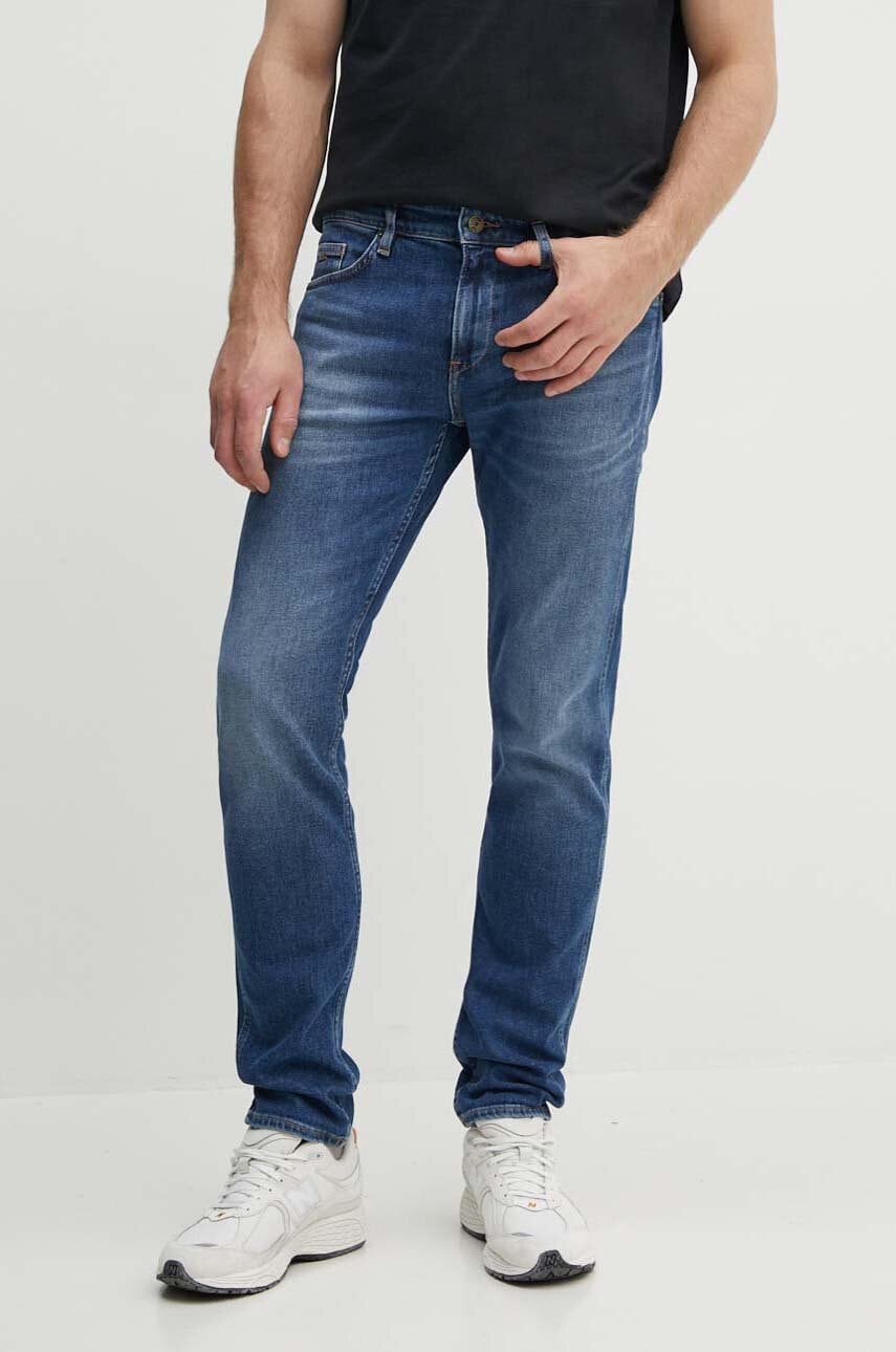 BOSS jeansi barbati, culoarea albastru marin, 50470539