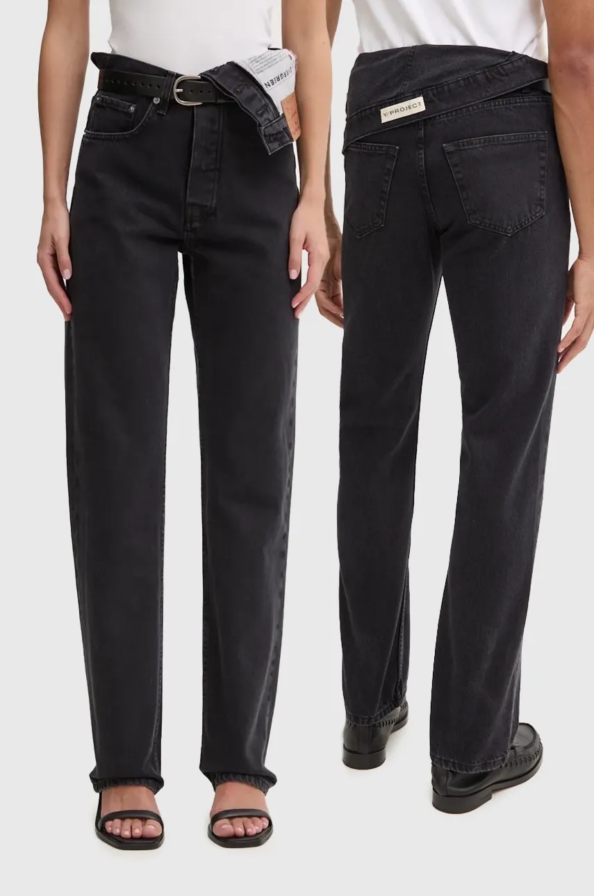 

Дънки Y/Project EVERGREEN ASYMMETRIC JEANS в 207PA001, Черен