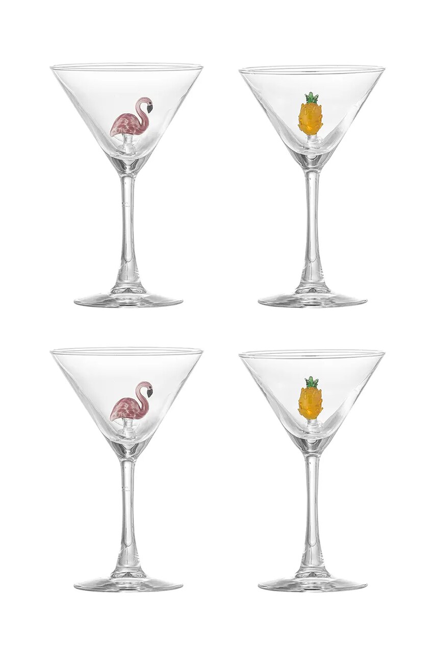 Bloomingville set de pahare de vin Misa 170 ml 4-pack culoarea transparent