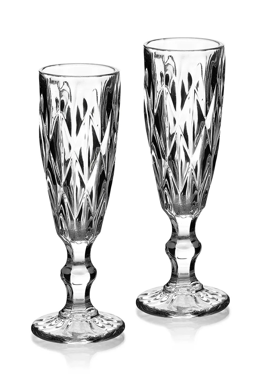 Affek Design set de pahare de șampanie Elise Clear 180 ml 6-pack culoarea transparent, 0
