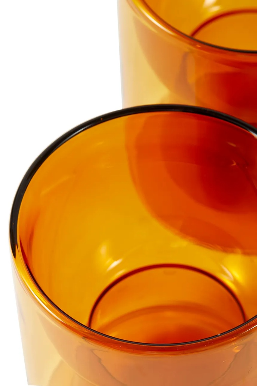 Ποτήρι Pols Potten 2-pack χρώμα: πορτοκαλί φωτογραφία