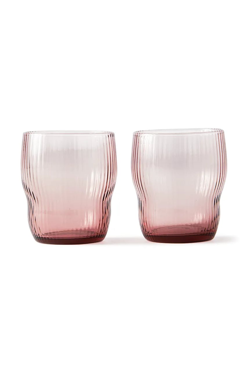 Pols Potten pahar 2-pack culoarea roz