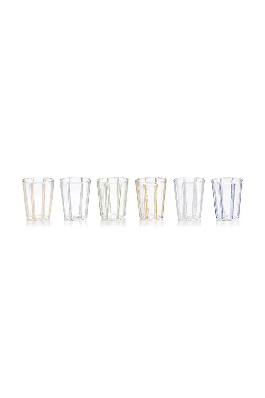 IVV un set de pahare 0,33 ml 6-pack culoarea transparent