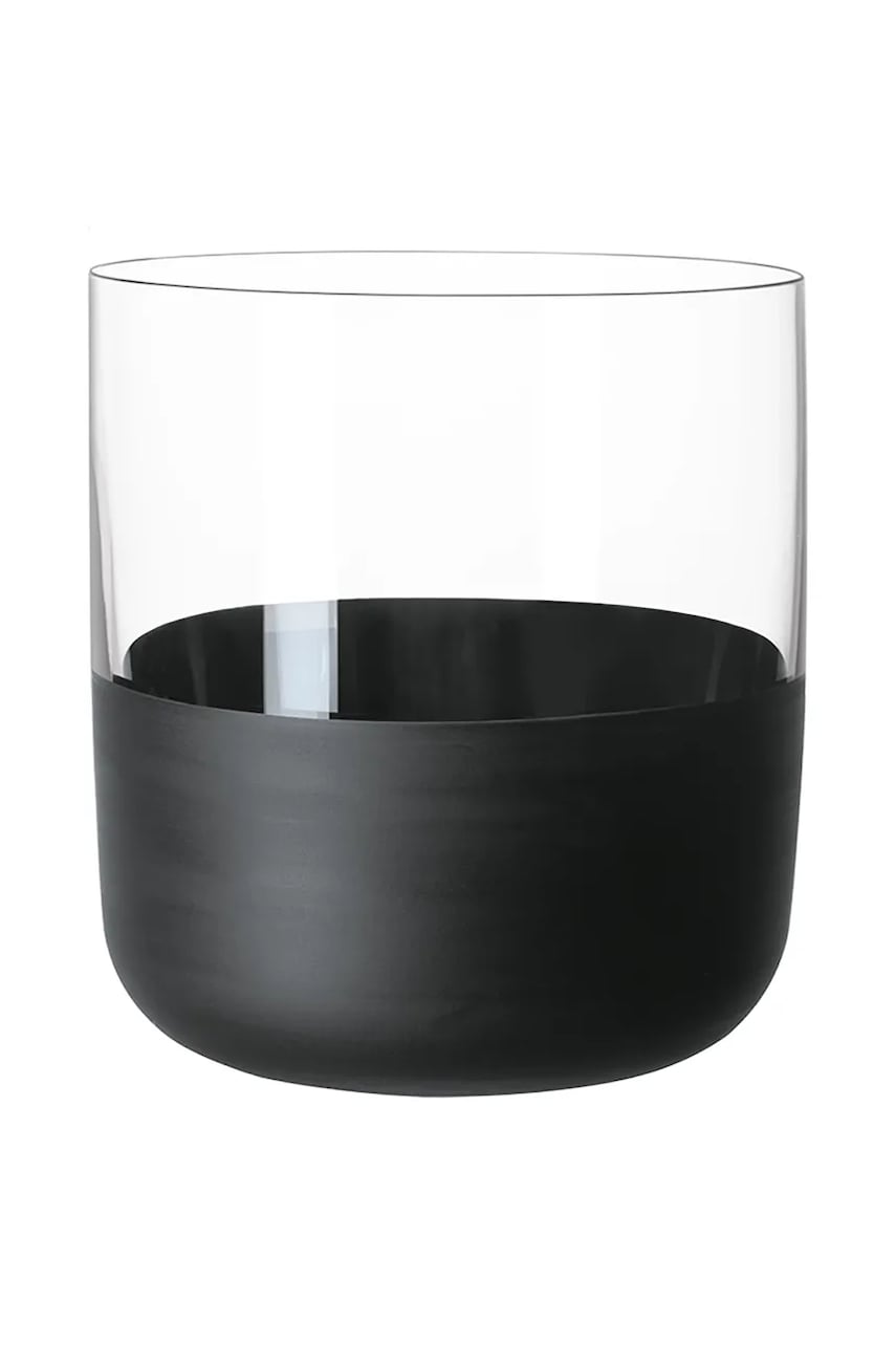 Levně Sklenička Villeroy & Boch 4-pack černá barva