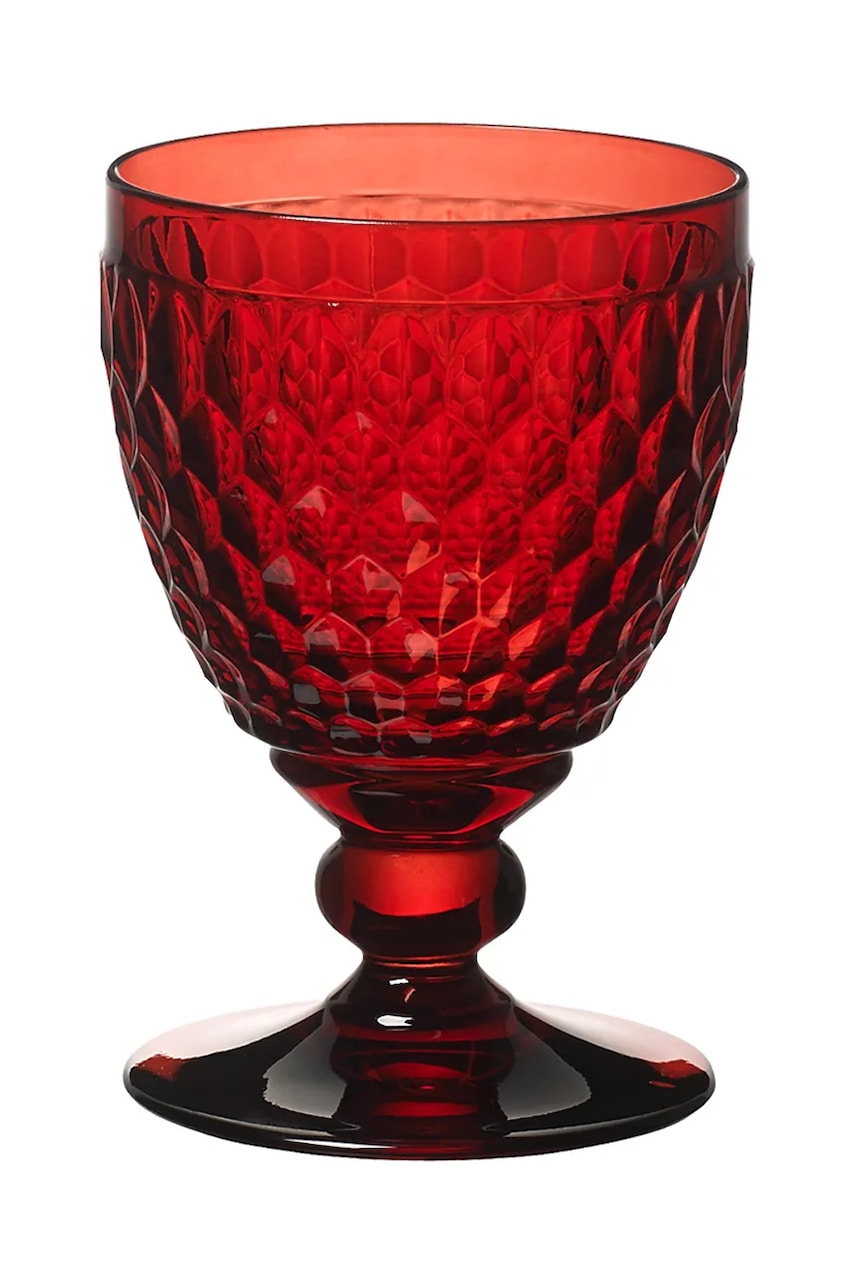 Levně Sklenice na víno Villeroy & Boch červená barva
