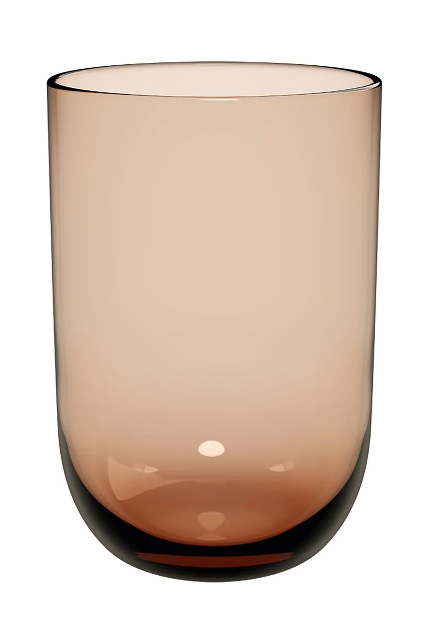 Levně Sklenka Villeroy & Boch 2-pack hnědá barva