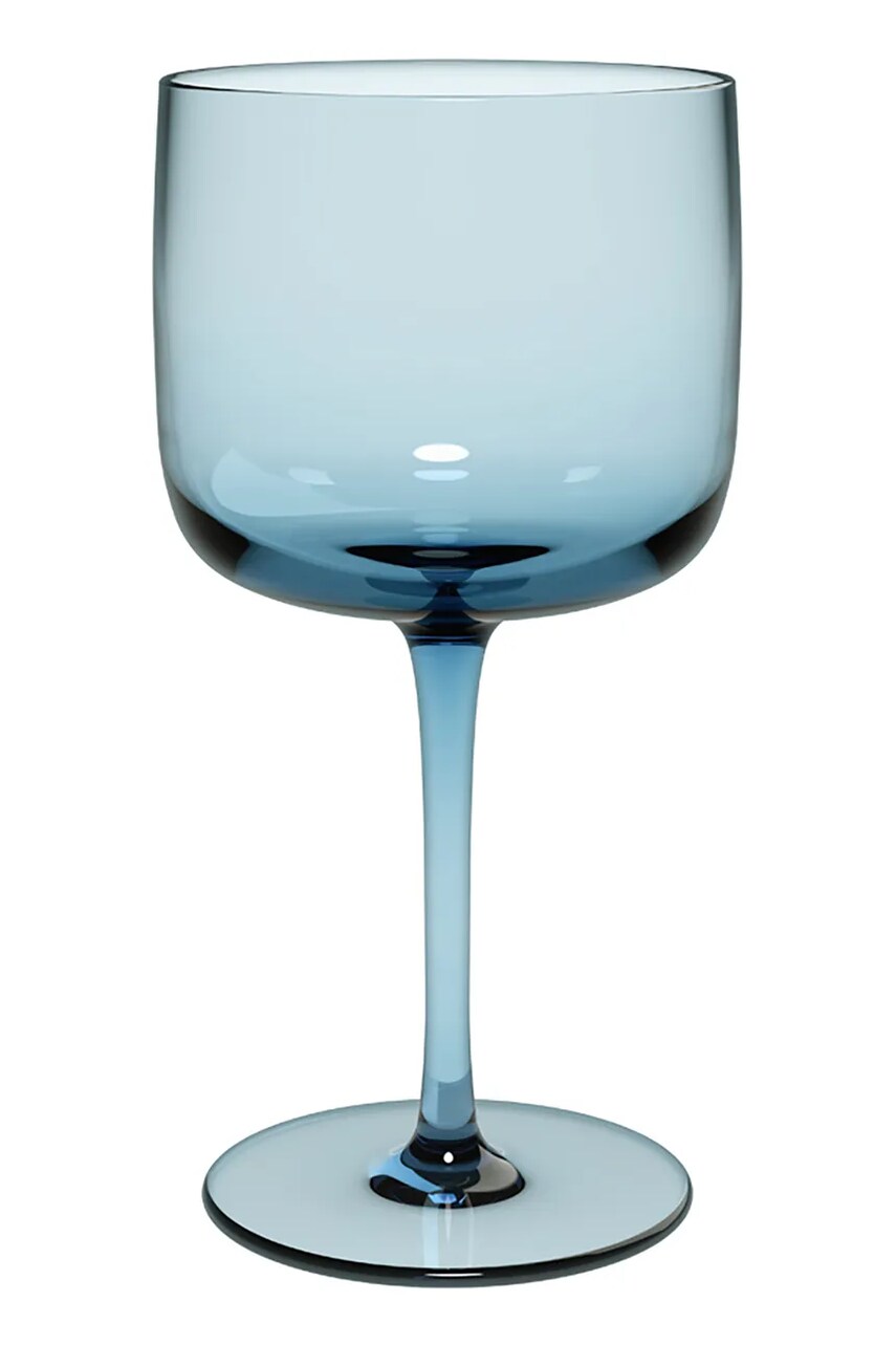 Levně Sklenice na víno Villeroy & Boch 2-pack modrá barva