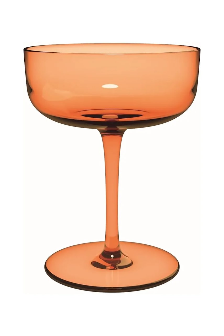 Levně Sada sklenic na šampaňské Villeroy & Boch Like Apricot 120 ml 2-pack oranžová barva