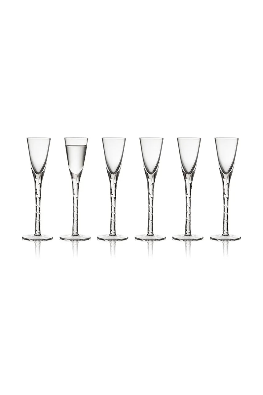 Lyngby set de pahare de vodka Glass Paris 25 ml 6-pack culoarea transparent