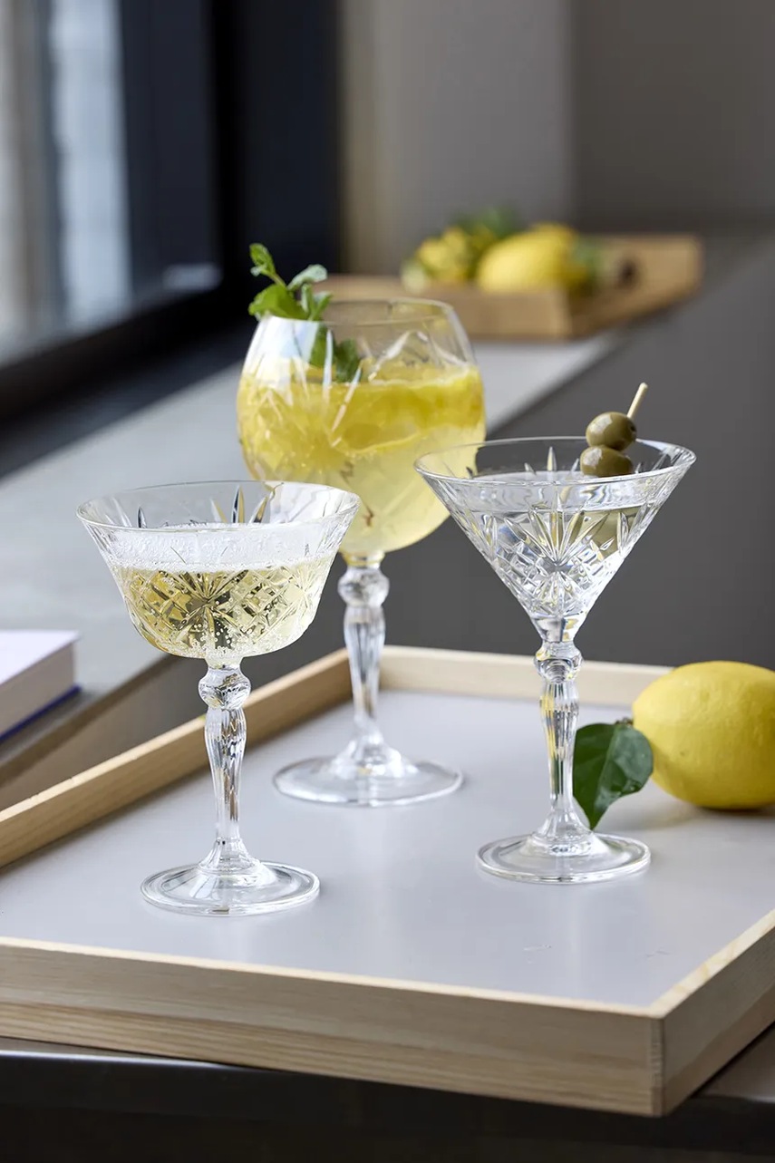 Σετ ποτηριών μαρτίνι Lyngby Melodia 210 ml 4-pack χρώμα: διάφανο φωτογραφία