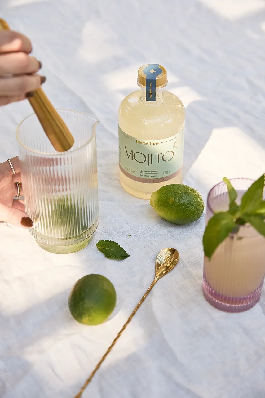 Σετ ποτηριών για ποτά Here's How Stella 355 ml 2-pack χρώμα: ροζ φωτογραφία