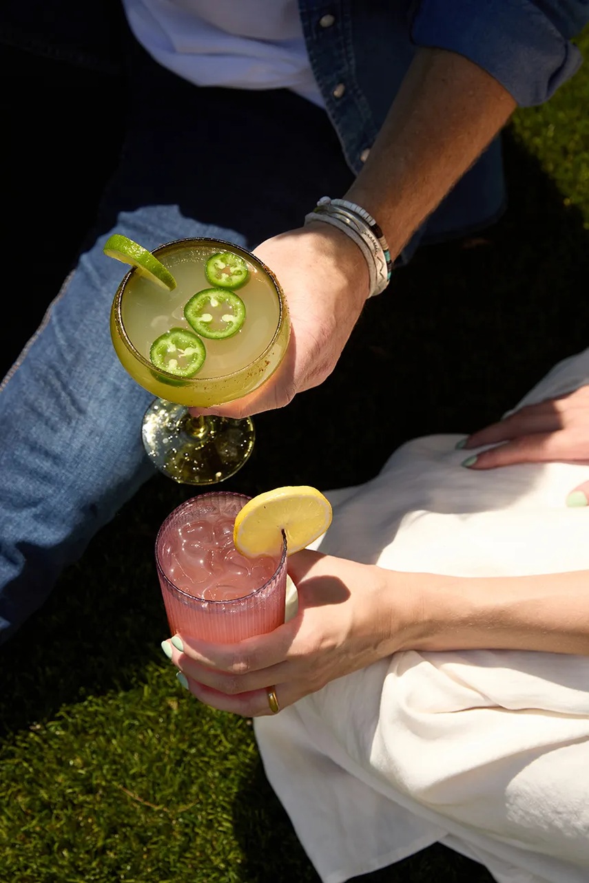 Σετ ποτηριών για ποτά Here's How Stella 355 ml 2-pack χρώμα: ροζ φωτογραφία