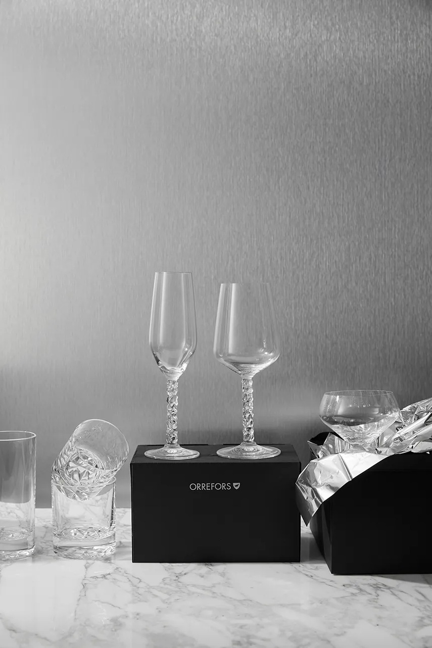 Orrefors pezsgős pohár Carat 240 ml 2 db átlátszó termék 2. képe